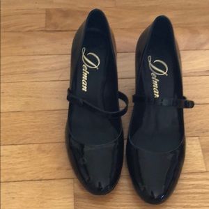 Authentic Delman black heels